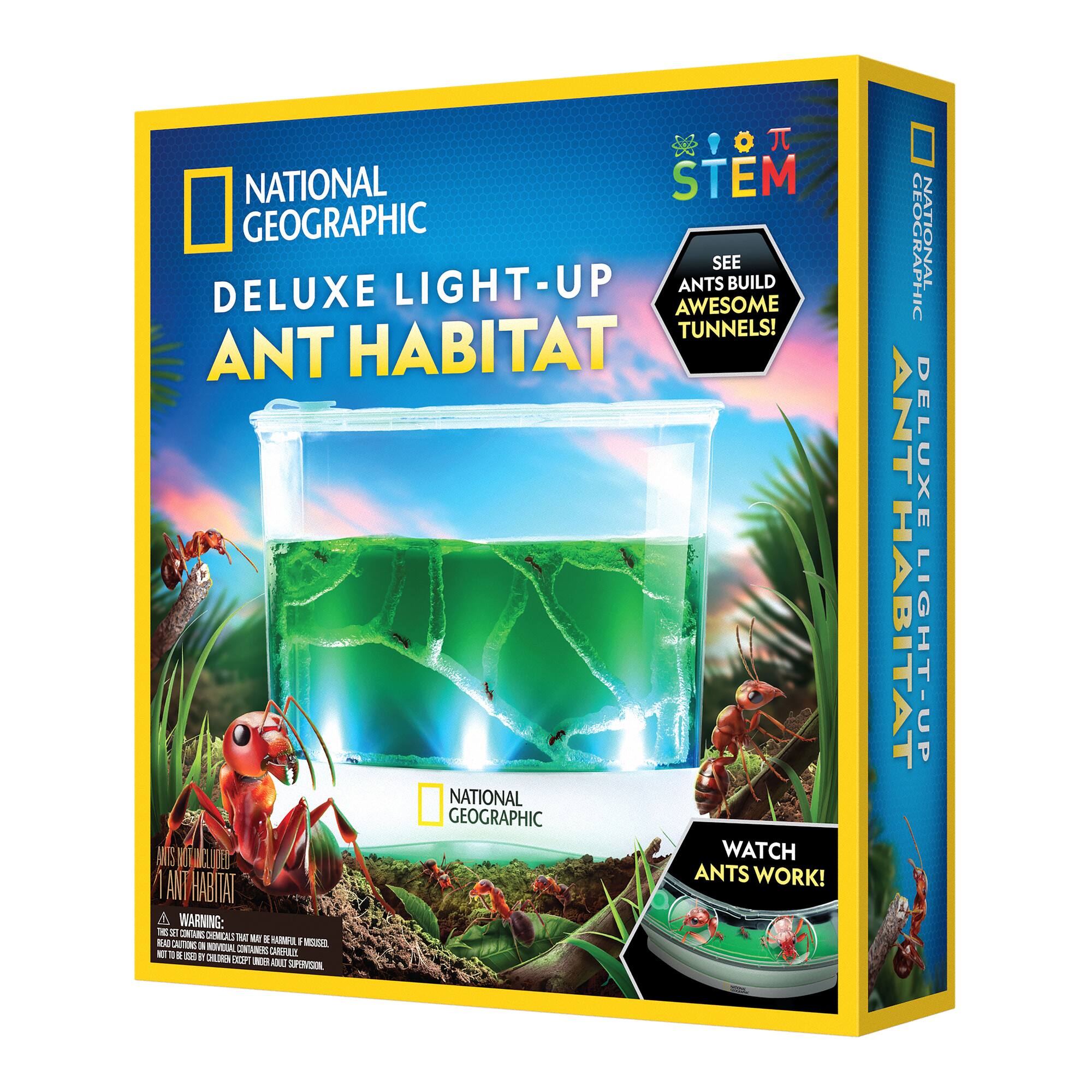 National Geographic Deluxe Light-Up Ant Habitat Kit